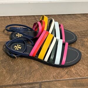 Tory Burch - Multi Colored Strap Sandals Size 8.5